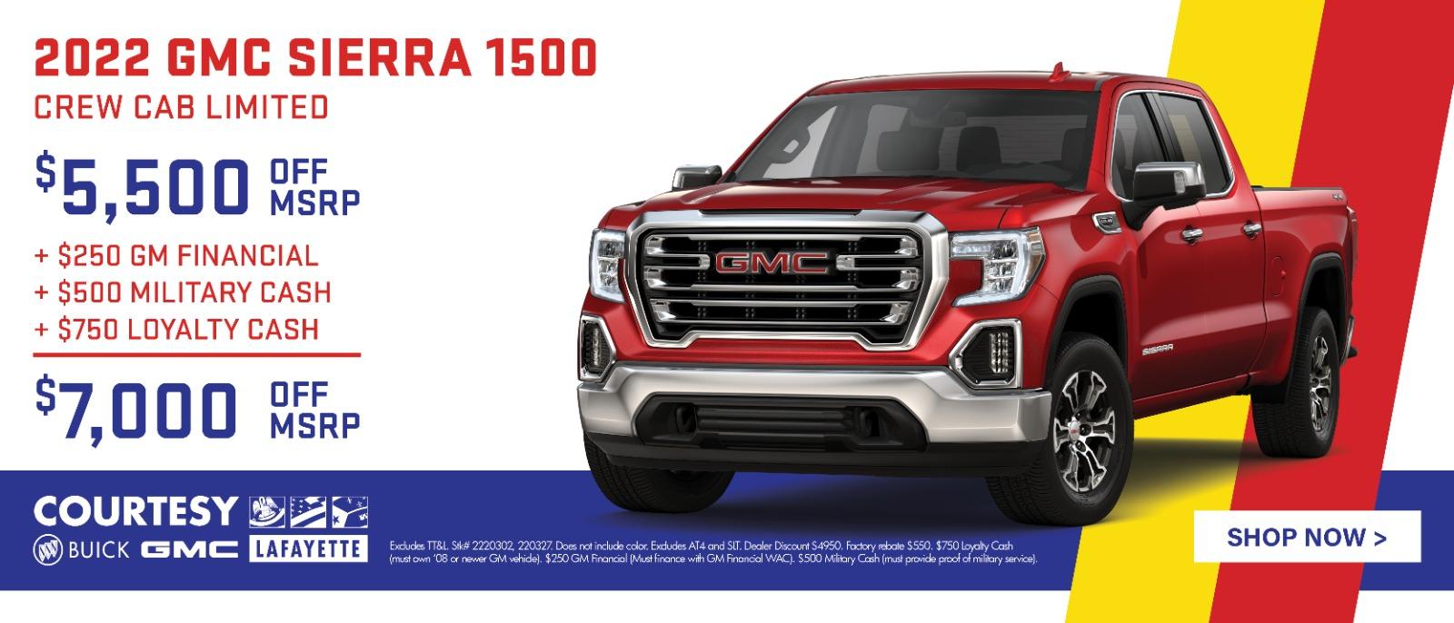 2022 GMC Sierra Crew Cab Limited