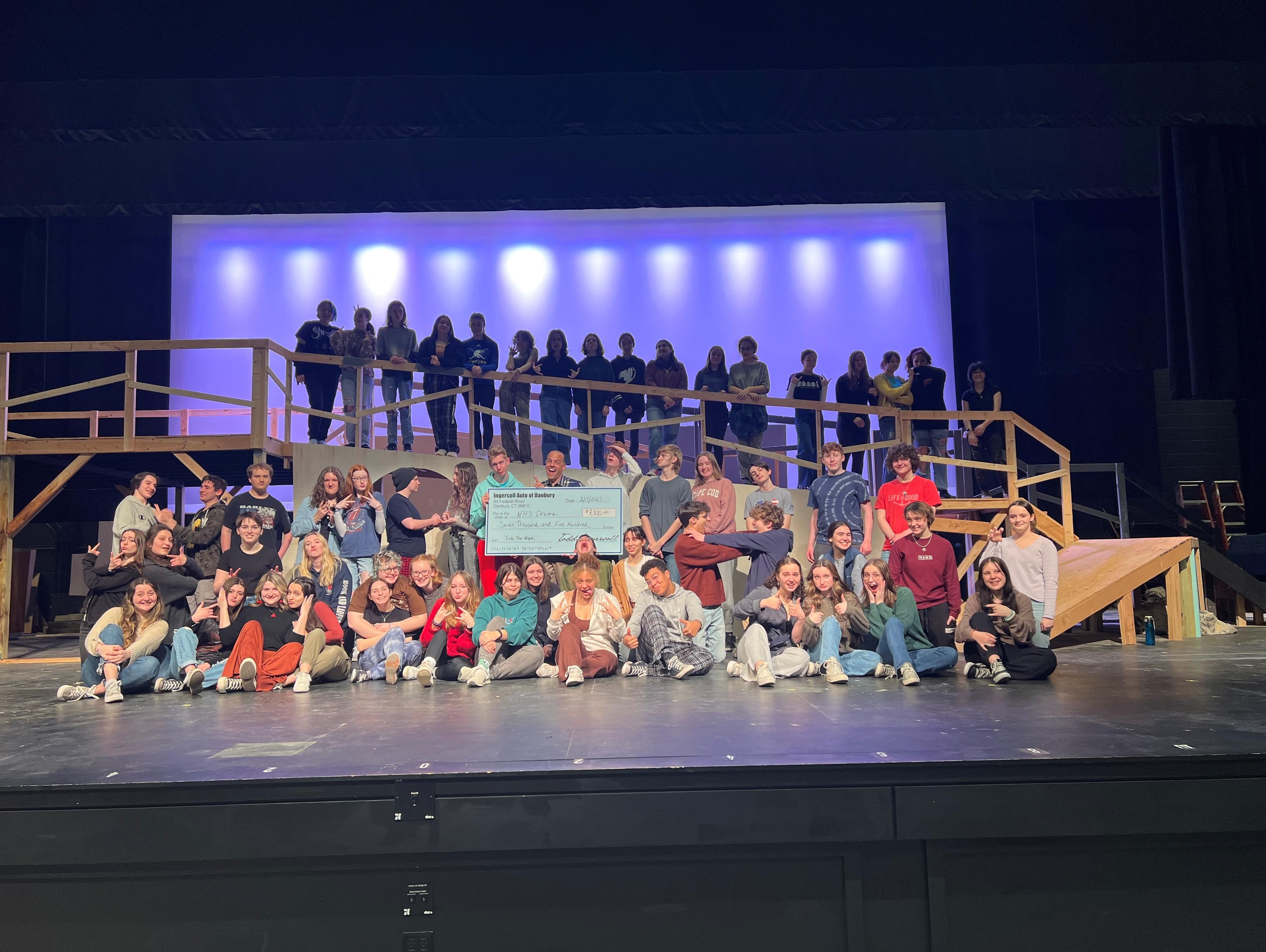 Sponsored local school theater programs