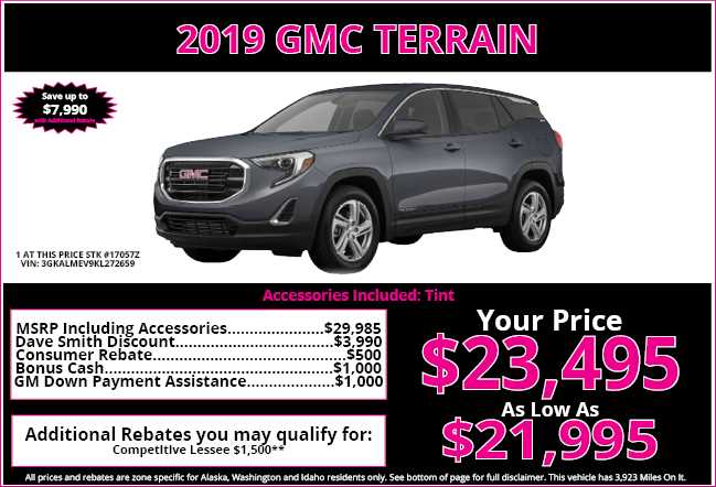 Dave Smith Motors | Buick Chevy GMC Specials