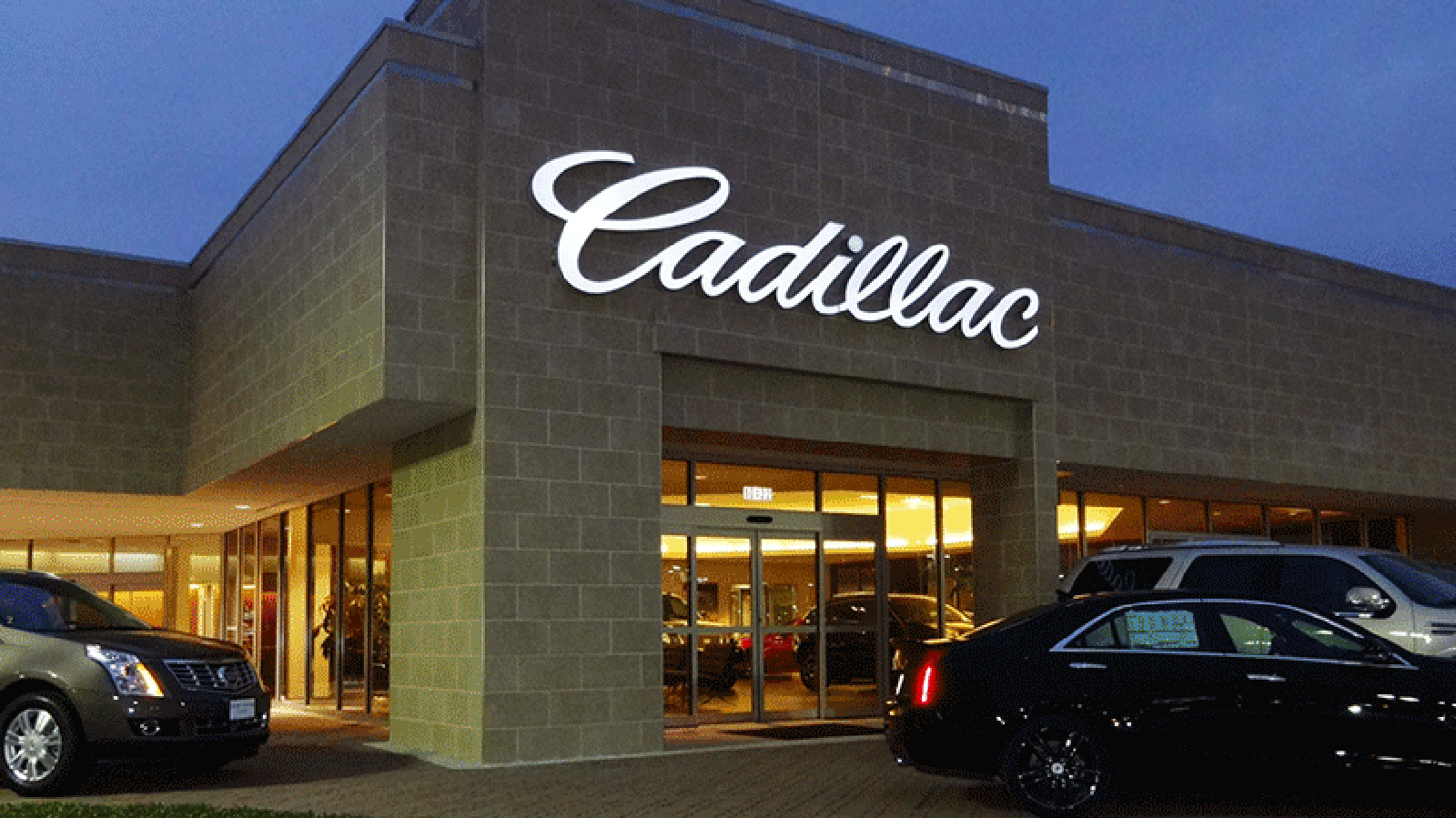 Sterling Cadillac Dealership vehicle lot