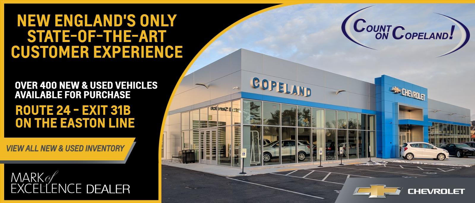 Copeland Chevrolet (Brockton, MA) Count on Copeland!