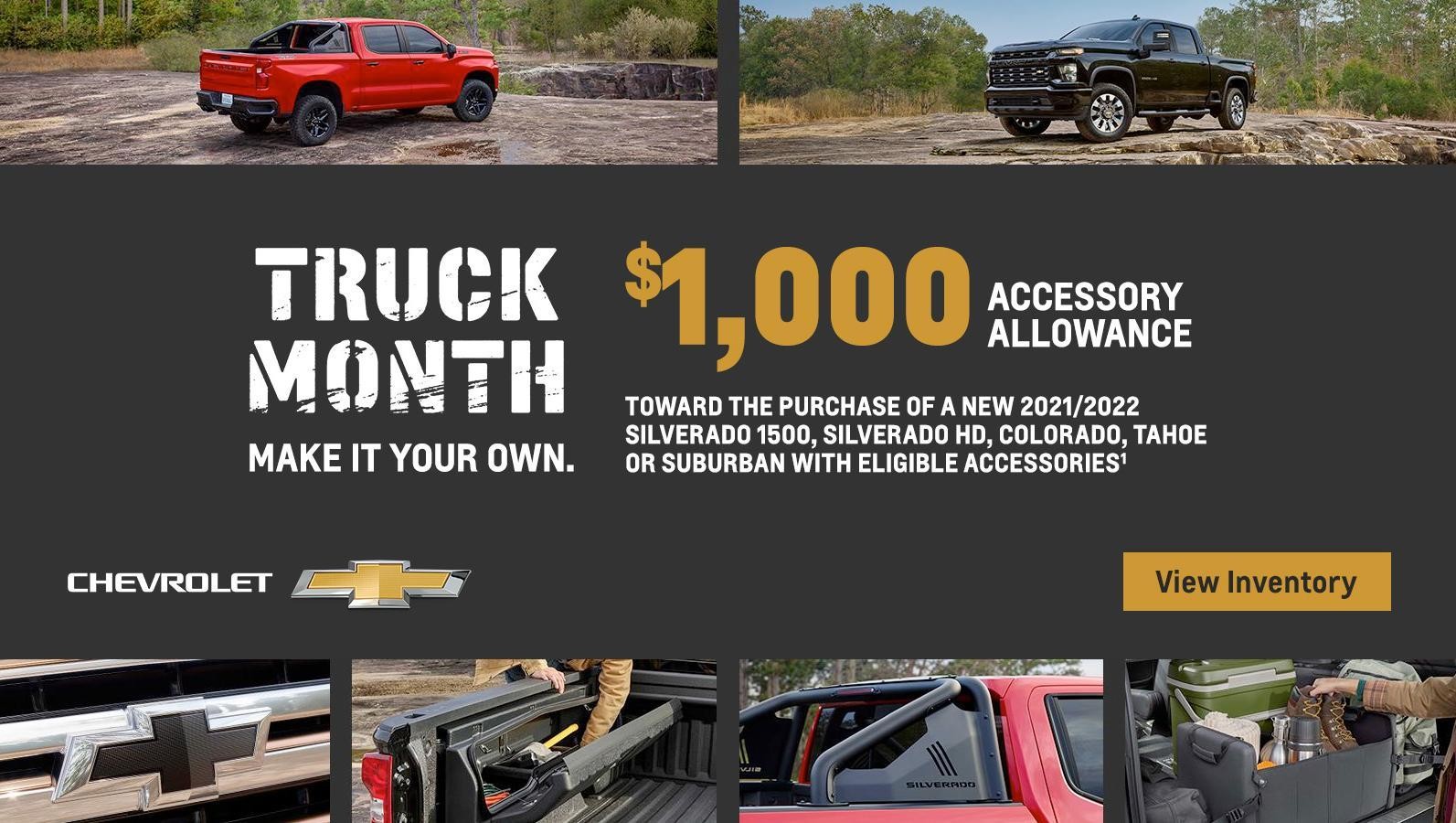 Truck Season Accessory Allowance