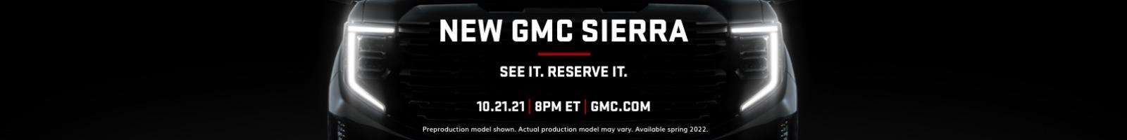 GMC | 2022 Sierra | 1021 OEM62 | Pre Reveal | NTL | Banner