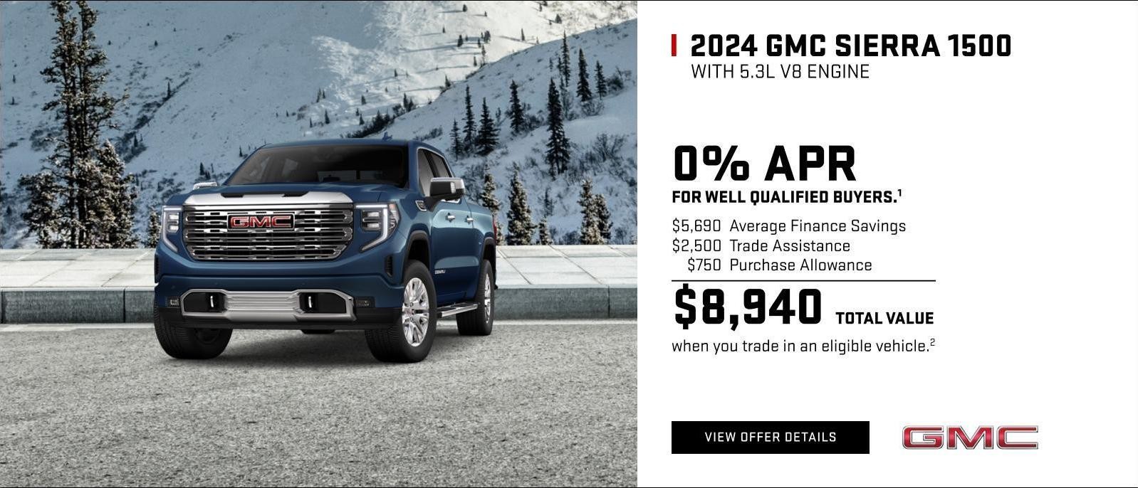 Sierra 1500 APR Offer