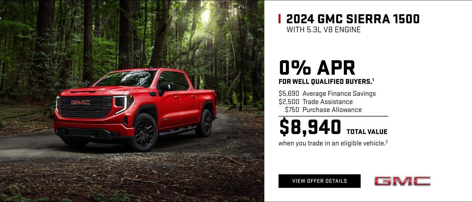 Sierra 1500 APR Offer