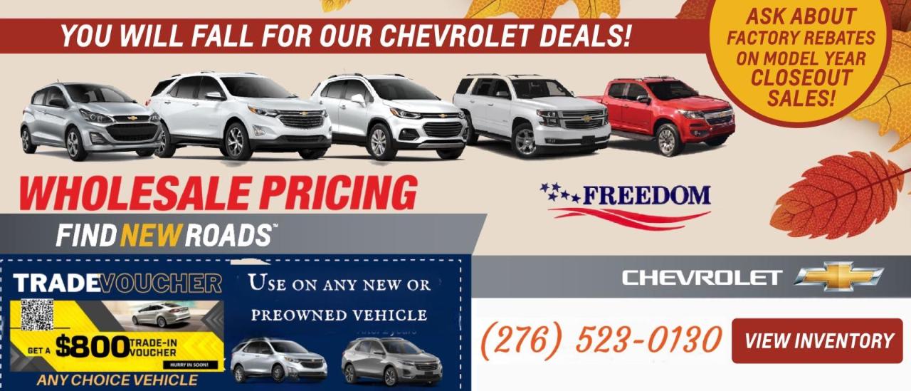 Freedom Chevrolet in BIG STONE GAP, VA New and Used Dealer for