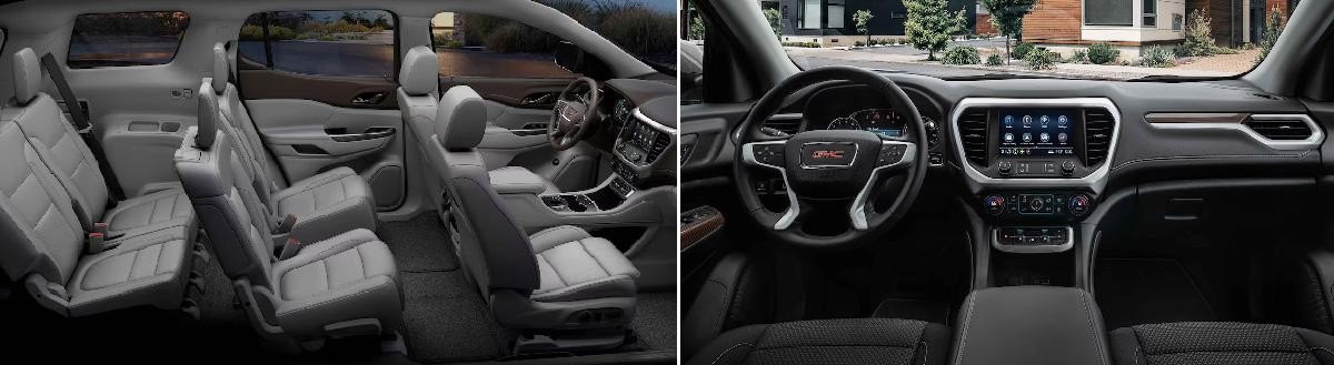 GMC Acadia interior