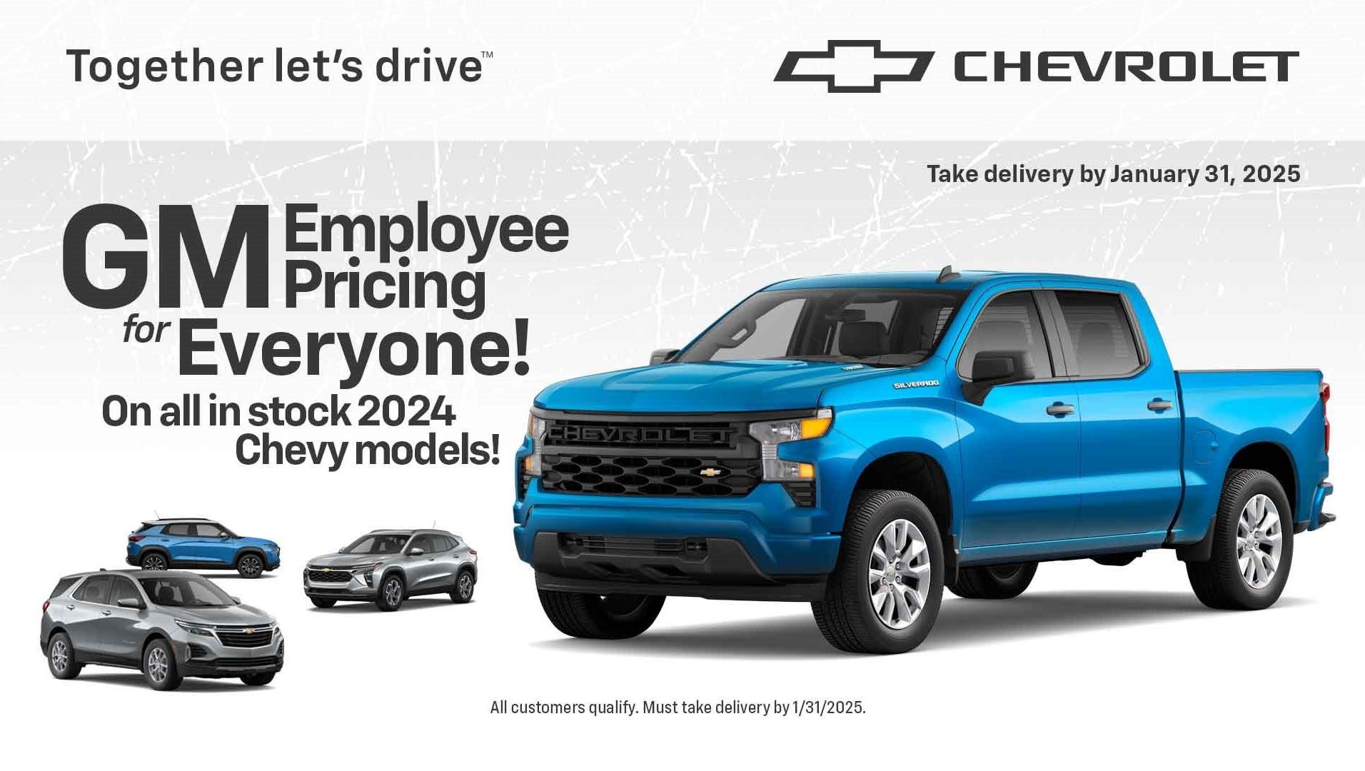 GM Employee Pricing for Everyone! 