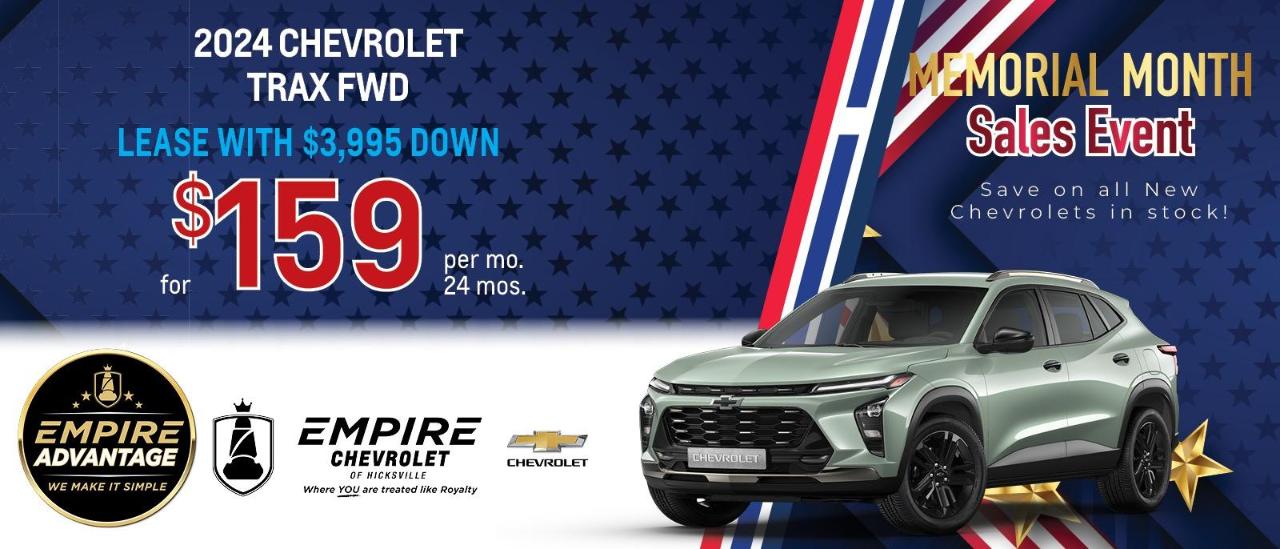 Empire Chevrolet of Hicksville is a HICKSVILLE Chevrolet dealer and a new car and used car