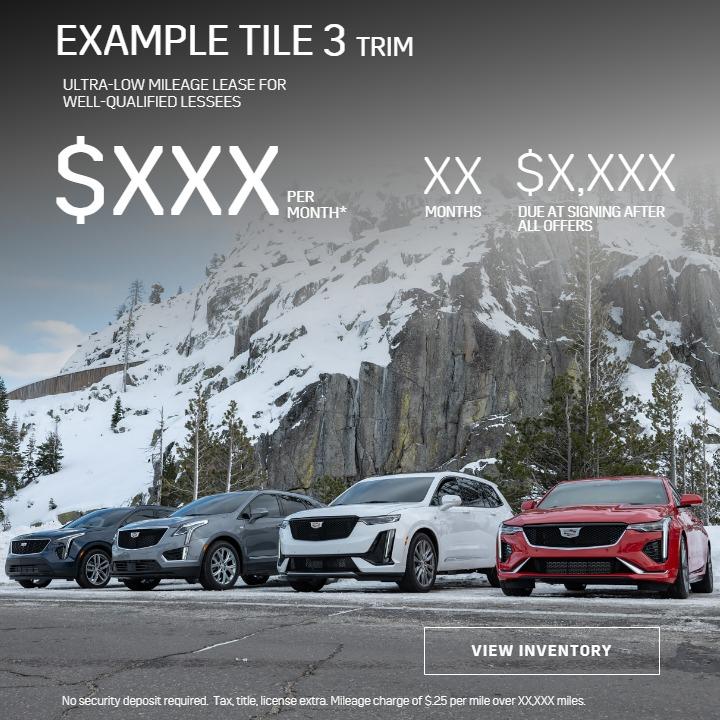 Cadillac Lease Offer
