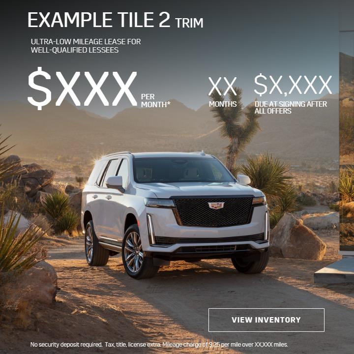 Cadillac Lease Offer