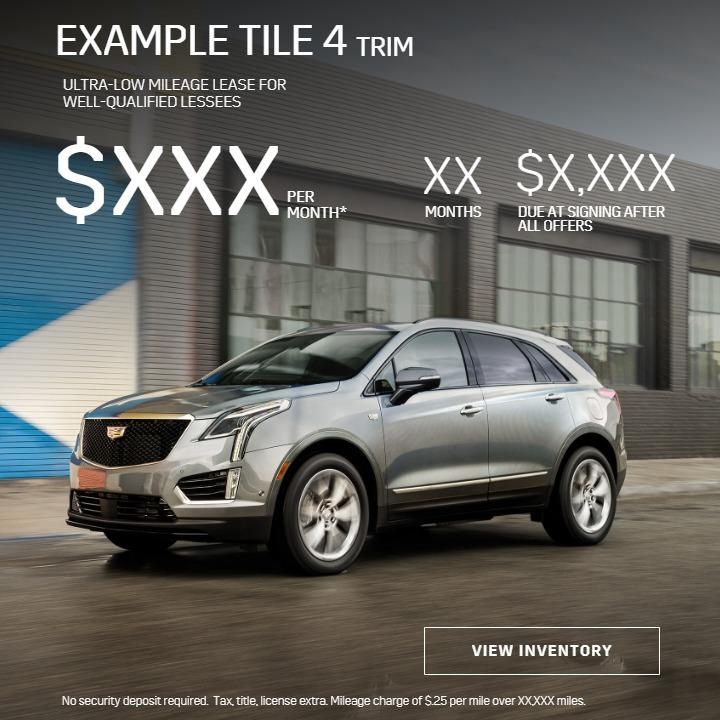 Cadillac Lease Offer