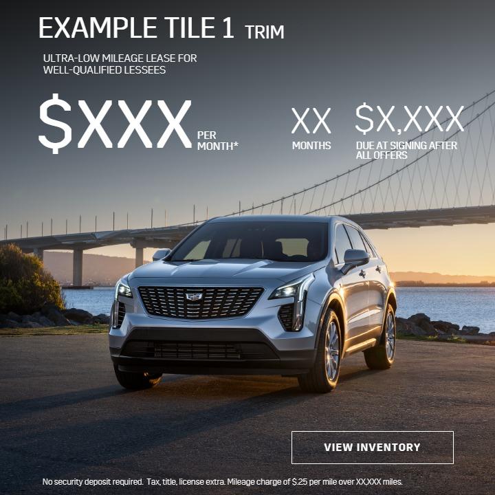 Cadillac Lease Offer