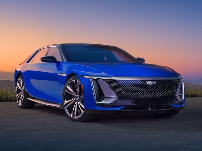 New Cadillac CELESTIQ Sedan In Blue