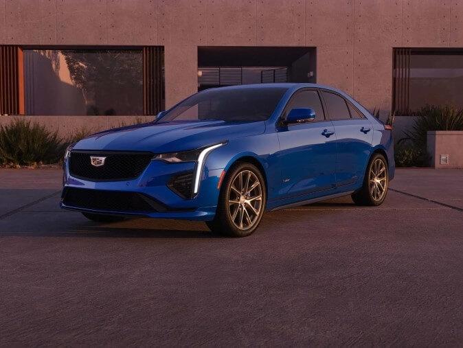 New Cadillac CT4-V Sedan In Blue