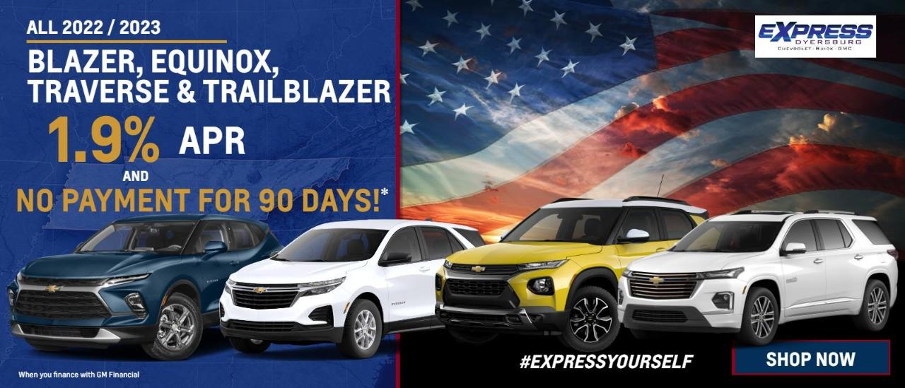 Check Out New and Used Vehicles at Express Dyersburg Chevrolet GMC
