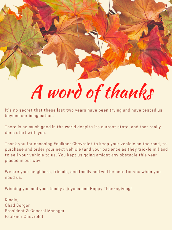 Happy Thanksgiving from us to you!