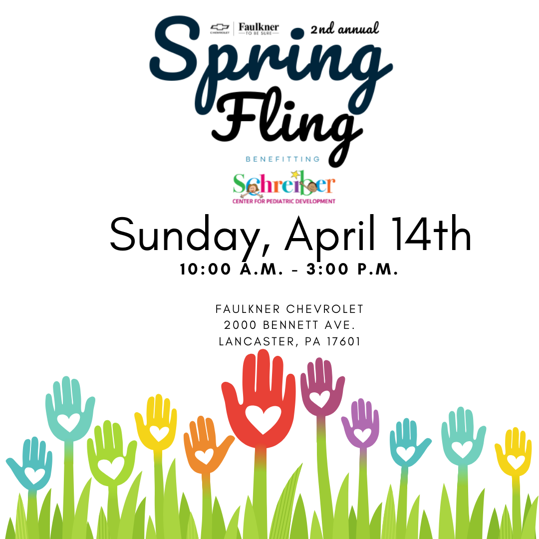 Join us for a fun day pn April 14th at Spring Fling benefitting Schreiber Center for Pediatric Development!