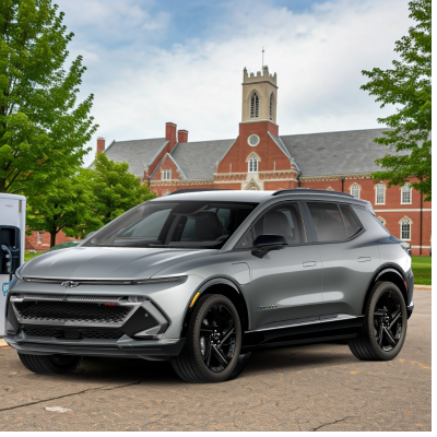 Cruising with the Equinox EV around Elizabethtown, PA.