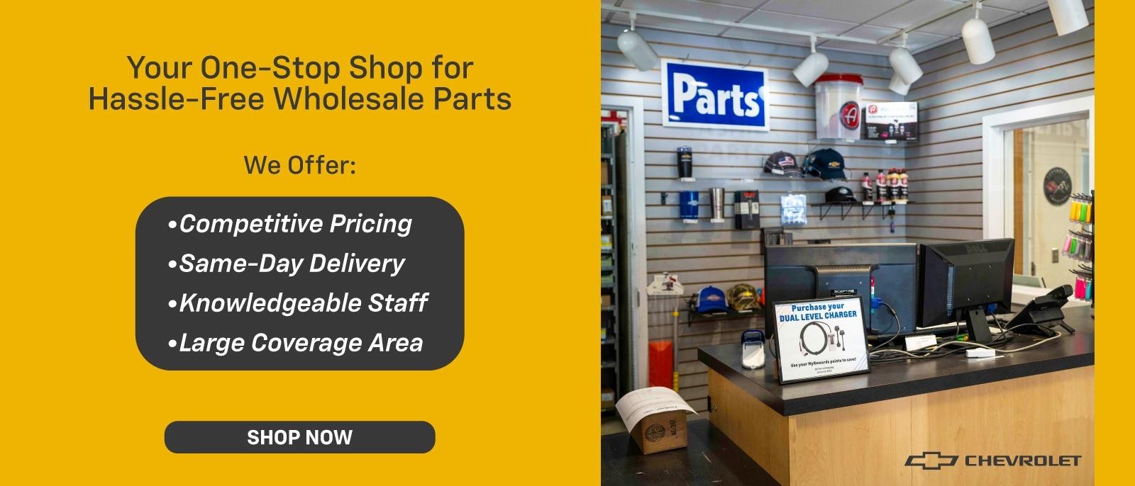 Your One-Stop Shop for Hassle-Free Wholesale Parts

We Offer