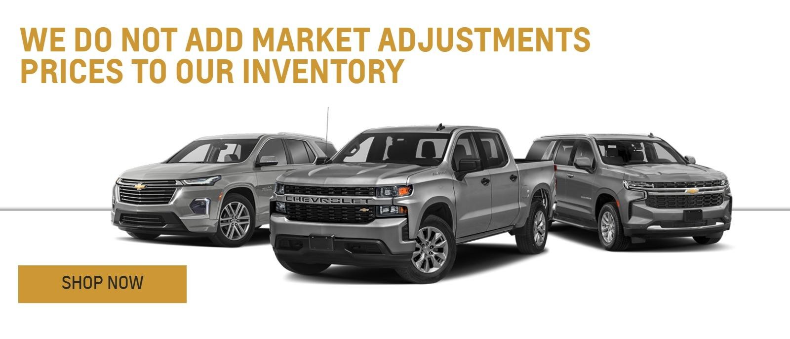 We Do Not Add Market Adjustments Prices to Our Inventory