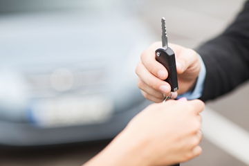 handing over of car keys