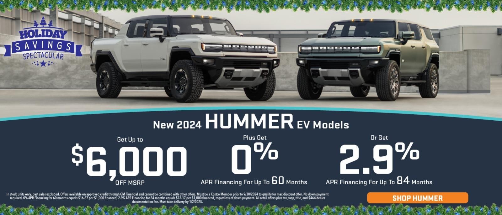 New 2024 GMC Hummer EV Models