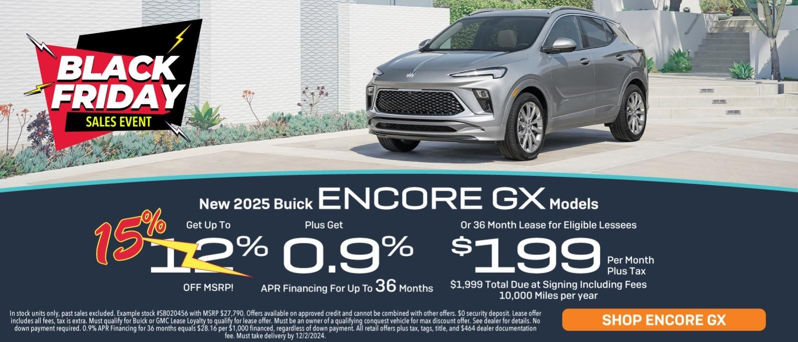 New 2025 Buick Encore GX Models