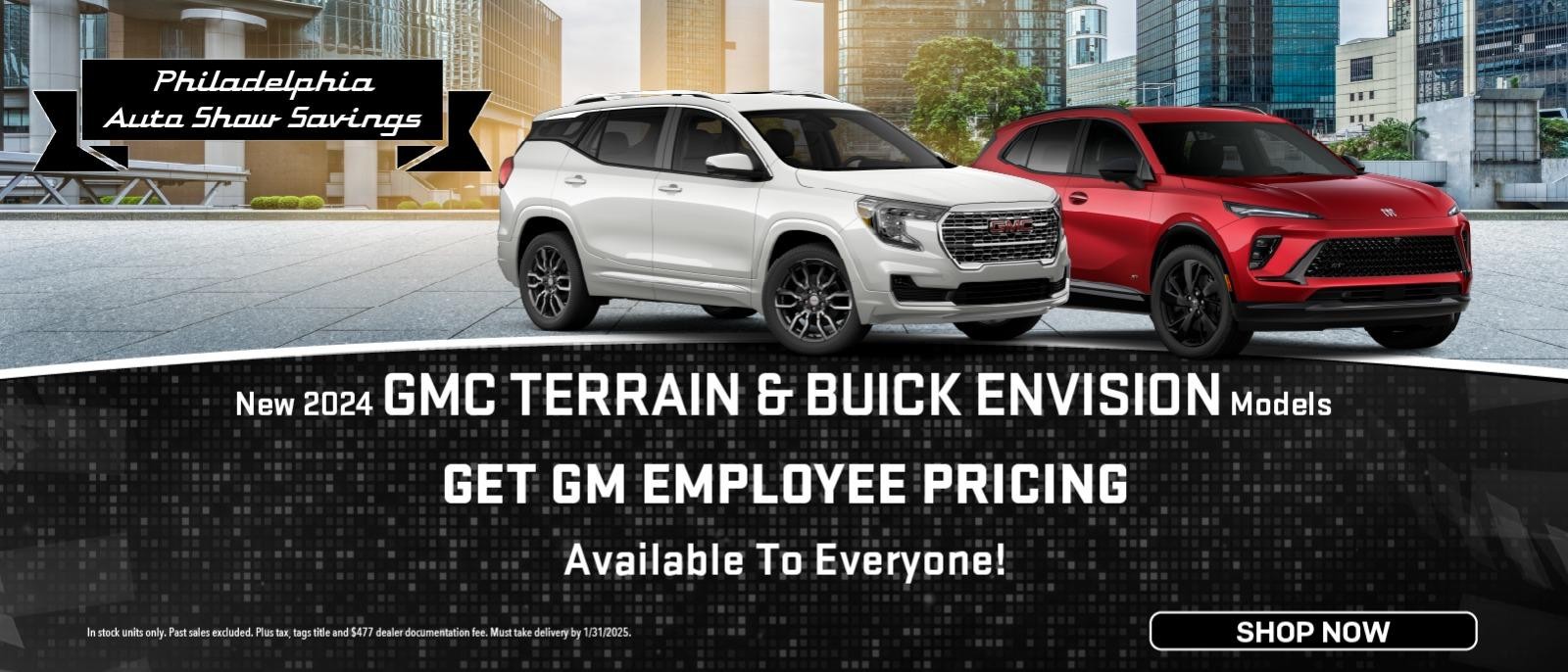 New 2024 GMC Terrain & Buick Envision Models