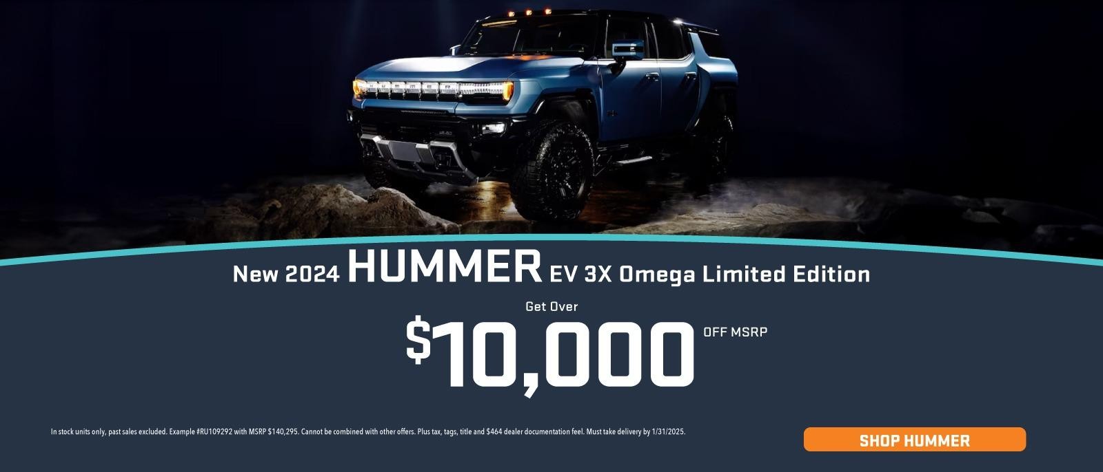 New 2024 GMC Hummer EV SUV 3X Omega Limited Edition