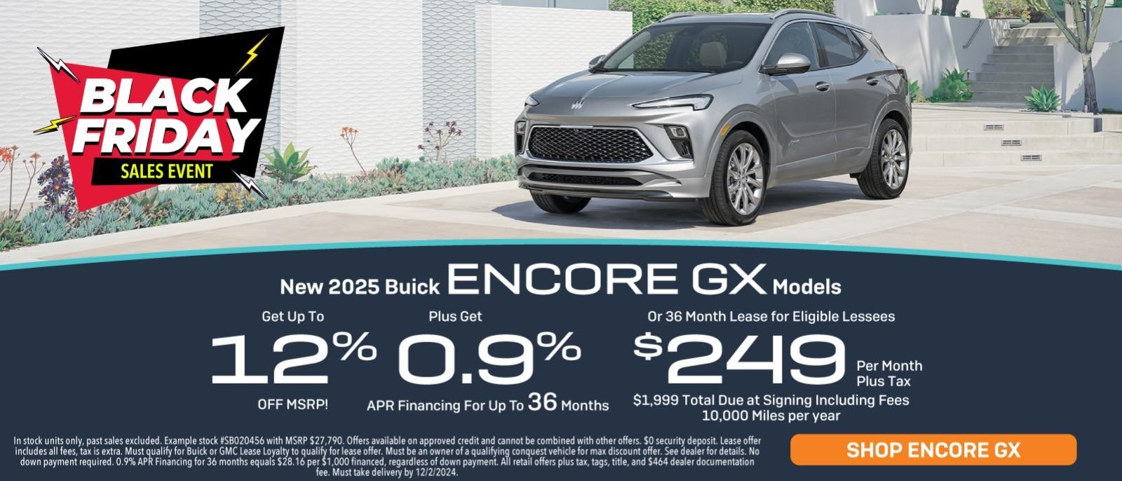 New 2025 Buick Encore GX Models