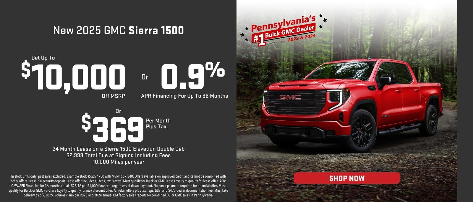 New 2025 GMC Sierra 1500