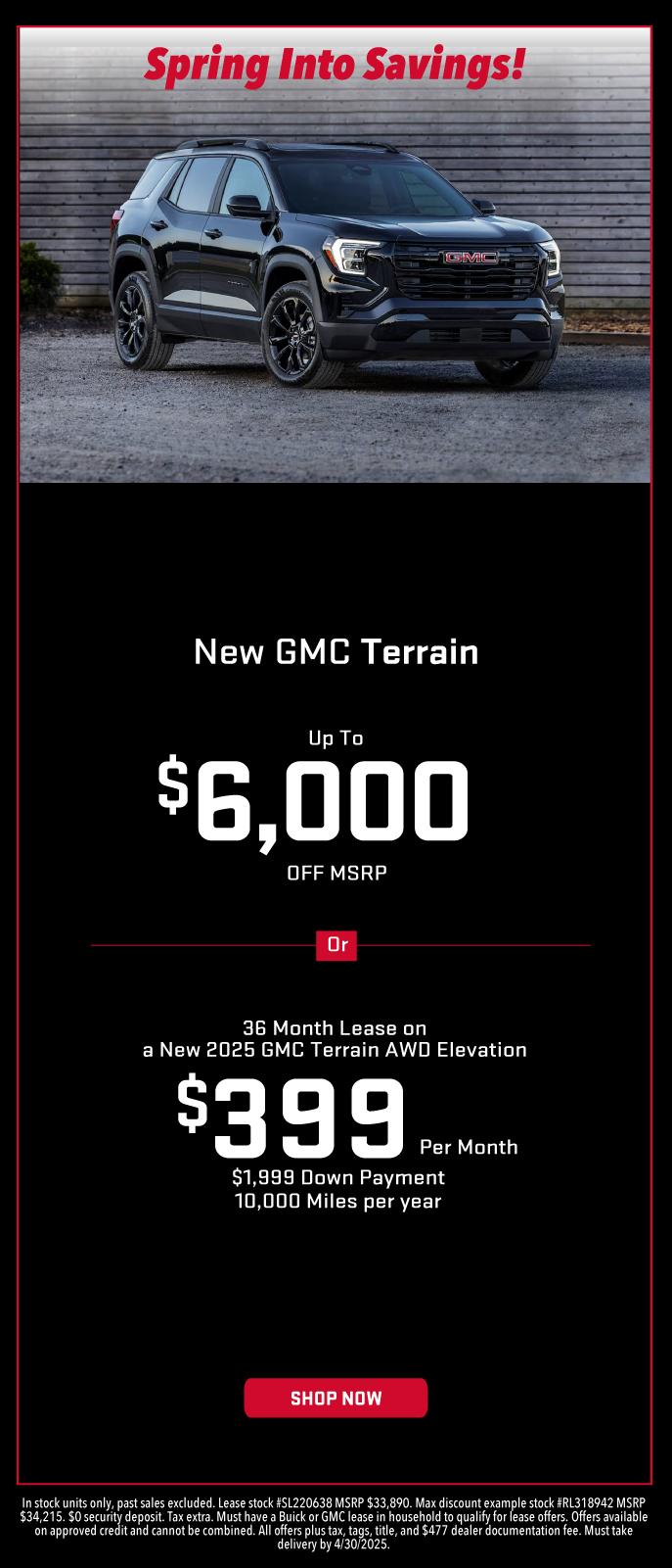 New GMC Terrain