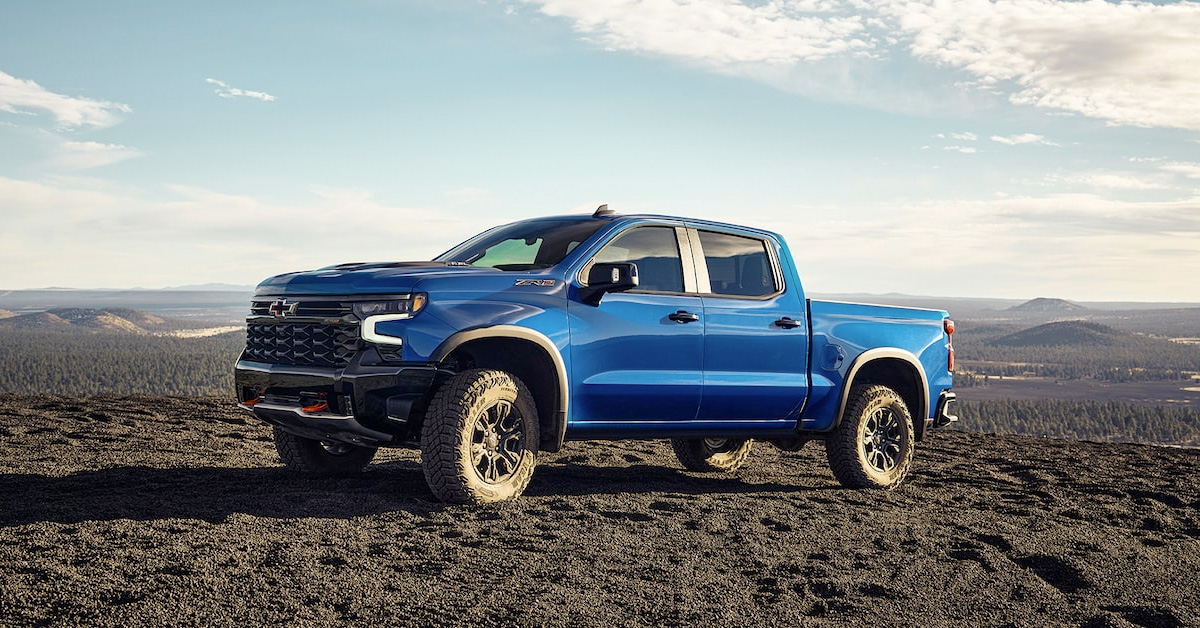 2023 Chevrolet Silverado- Side View Parked