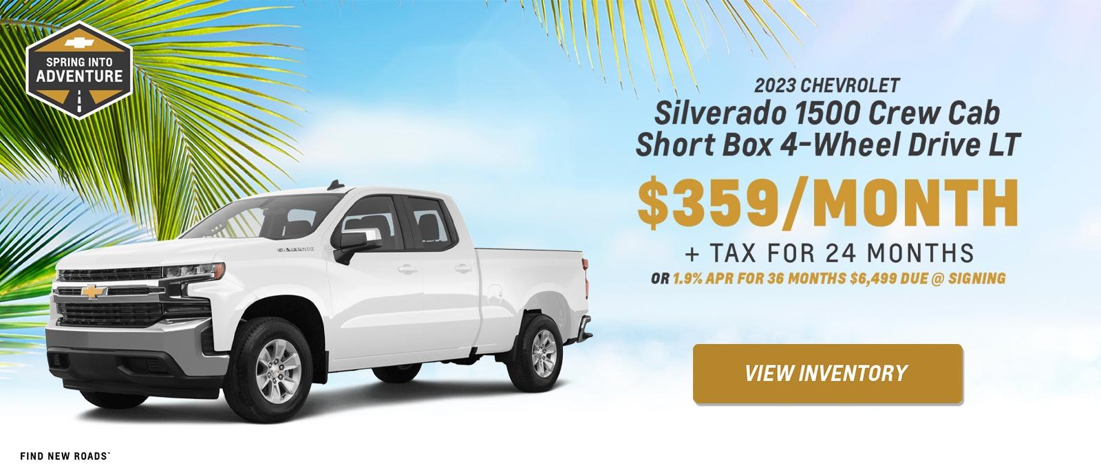 Silverado lease at Felix Chevrolet
