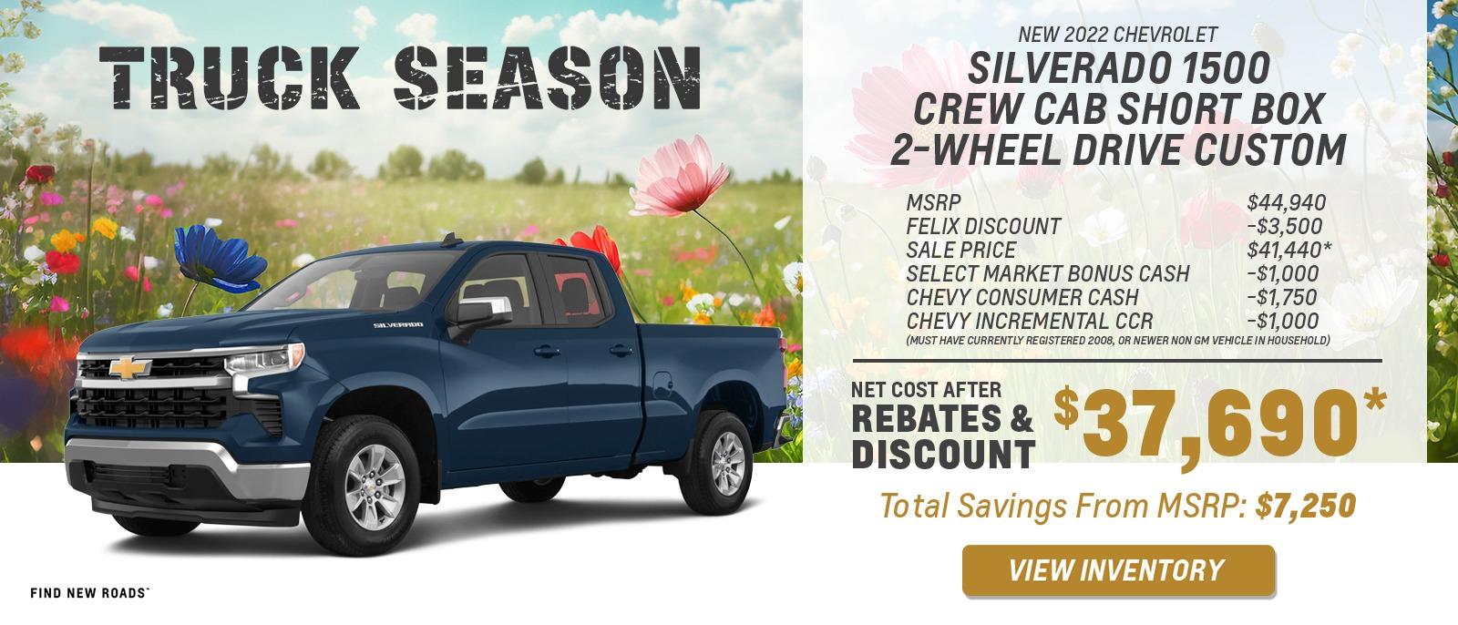 Silverado 1500 cash