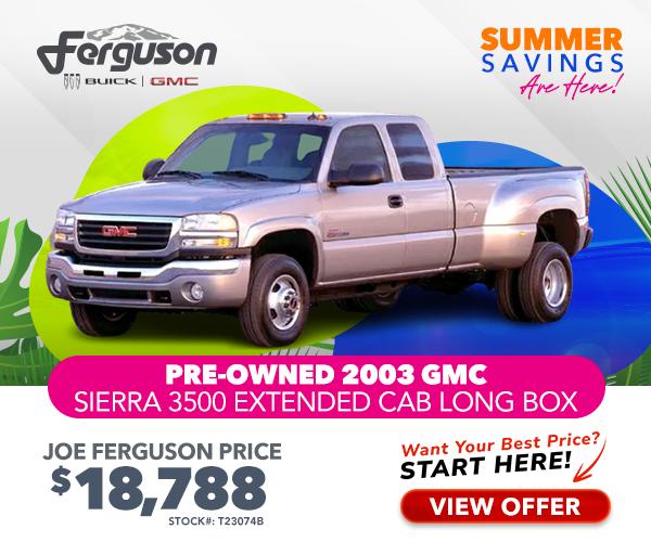 Ferguson Buick GMC is a COLORADO SPRINGS Buick, GMC dealer and a new
