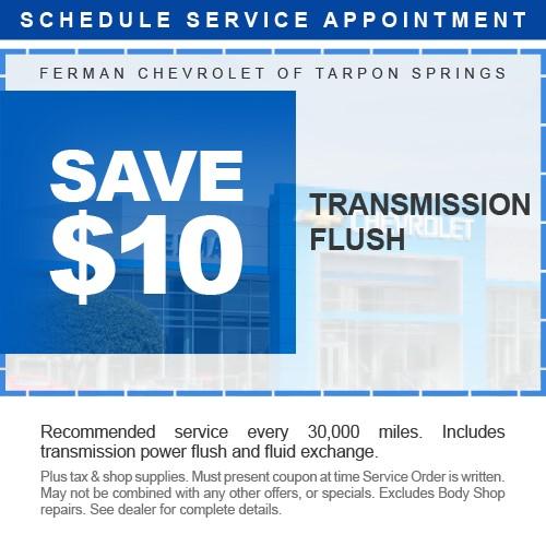 chevrolet transmission flush coupon