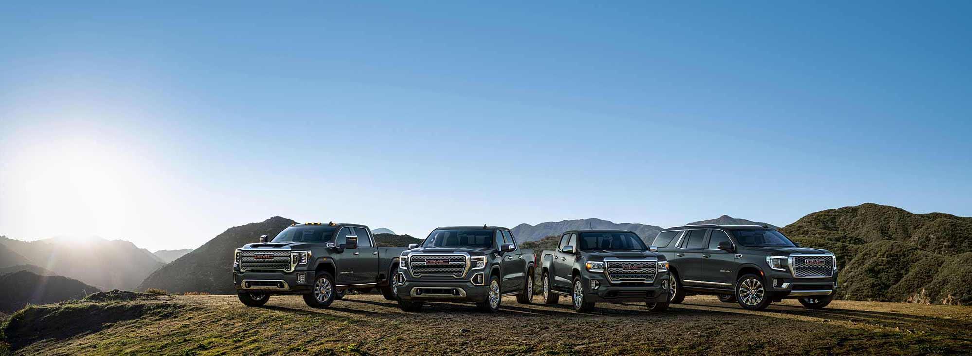 GMC Vehicle Lineup Background GMC Vehicle Lineup Background