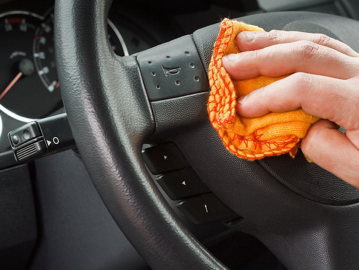 Wiping Steering Wheel Buick GMC