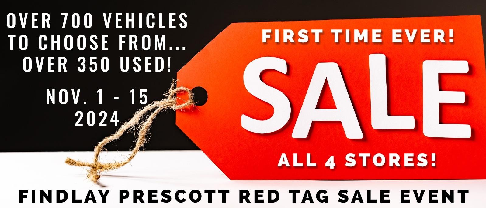 Findlay Prescott Red Tag Sales Event