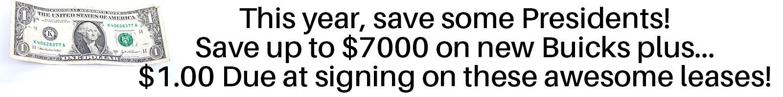 Save up to $7,000 on your new Buick! Delivery up to 400 miles included!