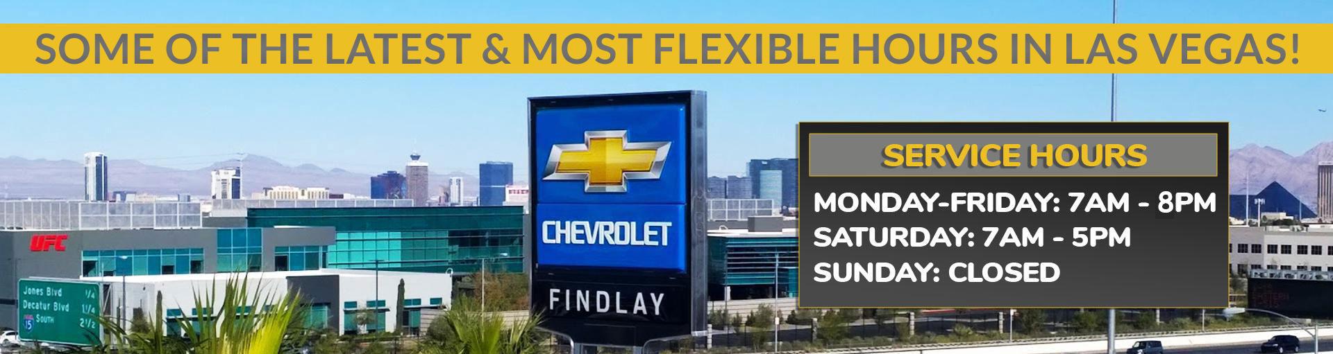 Service Department in Las Vegas, NV Findlay Chevrolet