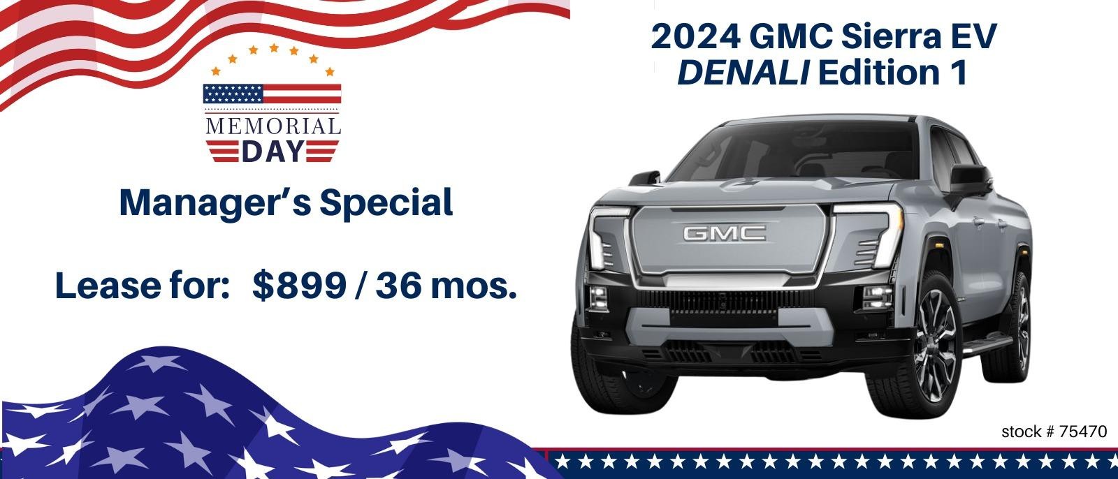 2024 Sierra EV Lease
