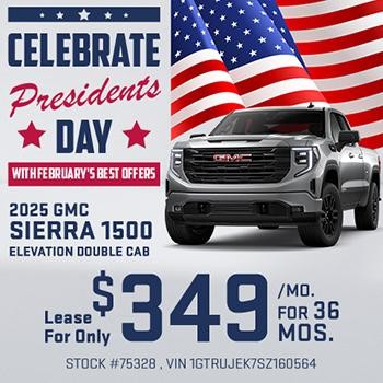 2025 GMC Sierra 1500 Elevation Crew Cab Lease For $349/Mo. For 36 Mos