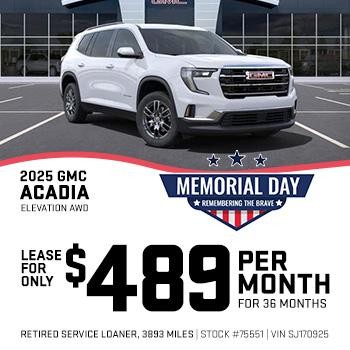 2025 GMC ACADIA