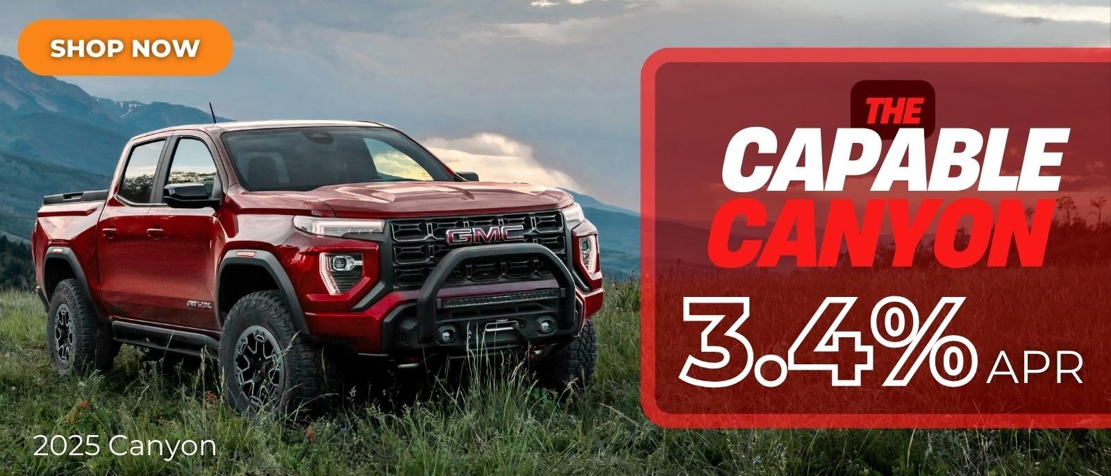 2025 GMC Canyon 3.4%APR