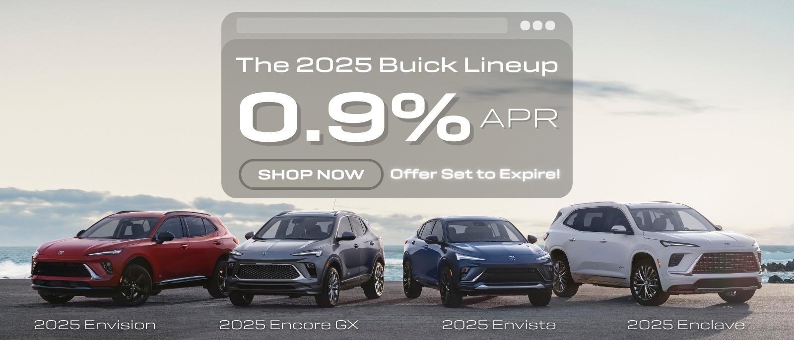 2025 Buick Lineup 0.9% APR