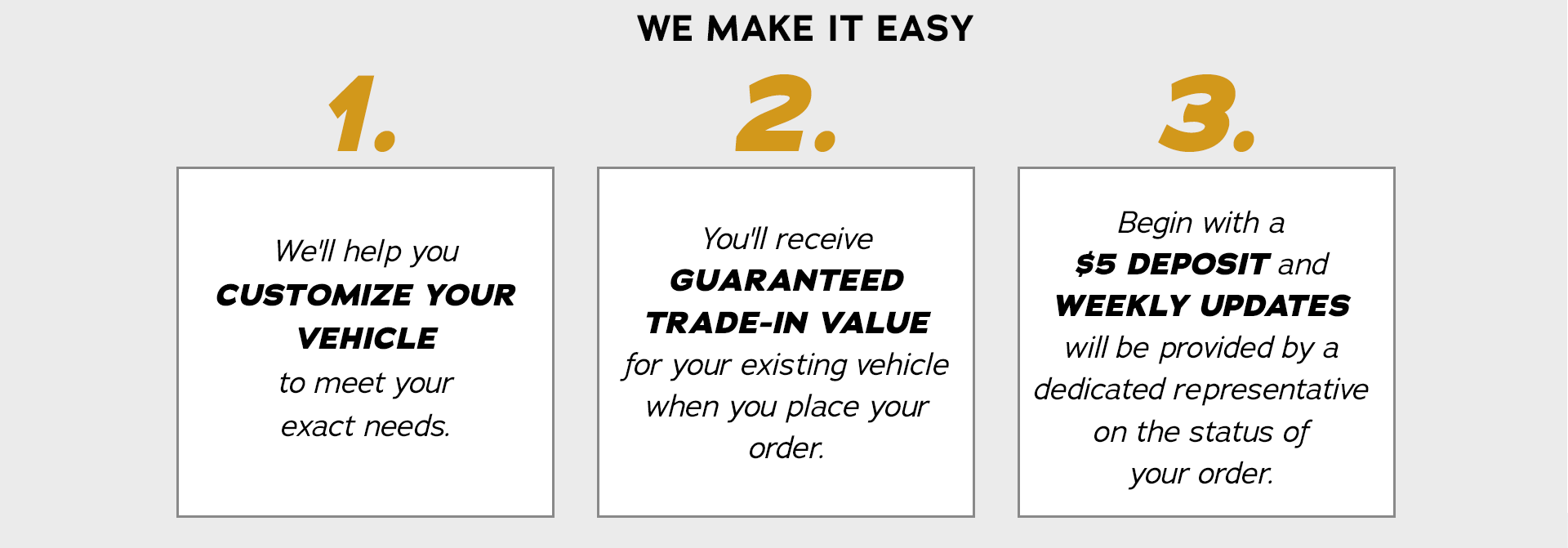We make it Easy!