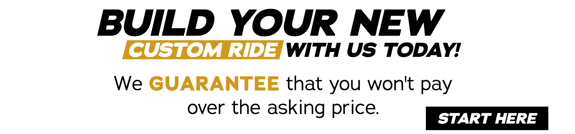 We Guarantee that you won't pay over asking price